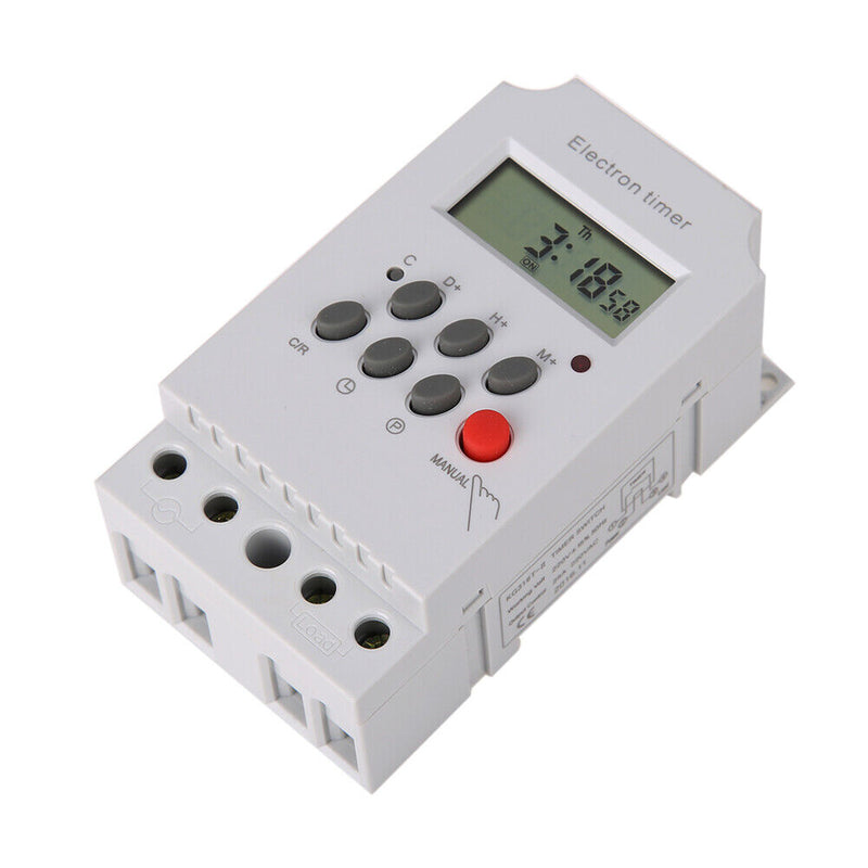 AC 220V 25A Programmable Electronic Timer Switch Control KG316T-II