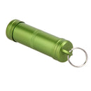 Aluminum Alloy Waterproof Case First-Aid Medicine Bottle with Key Ring