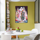 Diamond DIY Painting Full Santa Claus Drawing Kit Round Drill 5D Wall Decor