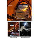 2 in 1 LED Tent Fan Rechargeable Lamp USB Charging Fan Light Without Stand Newly