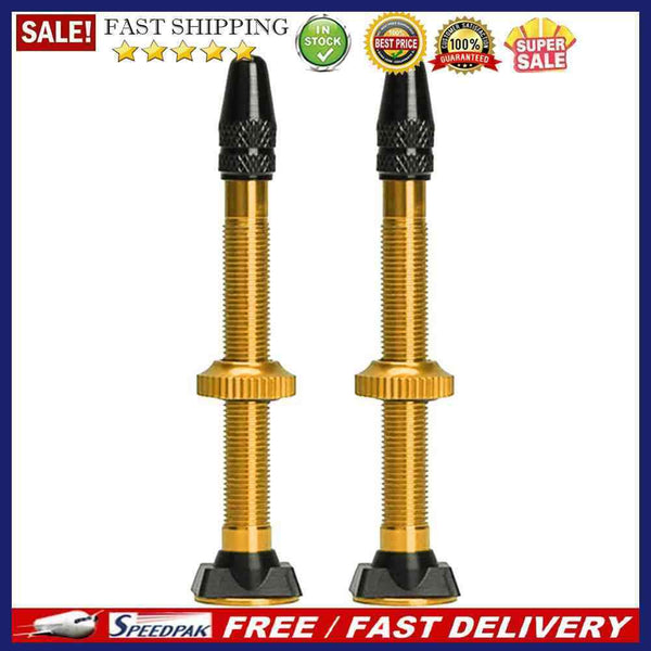 1Pair MTB Road Bike Tubeless Presta Valve Stems for Mountain Road Bike Bicycl