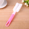 Sponge Cup Brush Removable Handle Cup Cleaning Brush Bottle Scrubber (Pink)