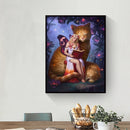 Cat Elf Full Diamond Painting DIY 5D Round Drill Rhinestones Wall Picture