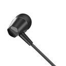 Hoco M34 Wired Earphone In Ear Headset Super Bass Headphone w/Mic (Black)