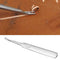 Steel U-shaped Leather Groover Hand Leather Edge Skiving Groover M1G2 Craft N6W3
