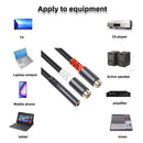 Audio Cable 1 to 2 Converter Adapter for MP3 Player Amplifiers Mobile Phone