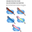 Lead Sinker Soft foot Squid Hook Wood Shrimp Lures Octopus Bait Fishing Tackle