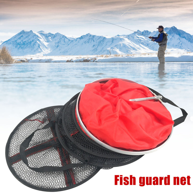 Aluminum Fishing Net Cage Fishing Capture Tool Rubberized Reinforcement