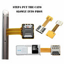 Phone TF Geek Micro SD Extender Hybrid Sim Slot Nano Cato Dual SIM Card Adapter