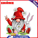 Drill Point Handcraft DIY Easter Gnomes Mosaic Drawing Kit 5D Diamond Painting