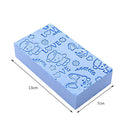 Bath Sponge Body Exfoliating Dead Skin Massager Cleaning Brushes (Blue) Newly