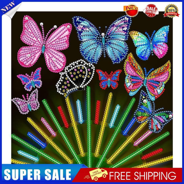Diamond Painting Partial Special Drill Flower Glasses Picture of Rhinestone