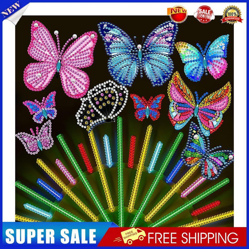 Diamond Painting Partial Special Drill Flower Glasses Picture of Rhinestone