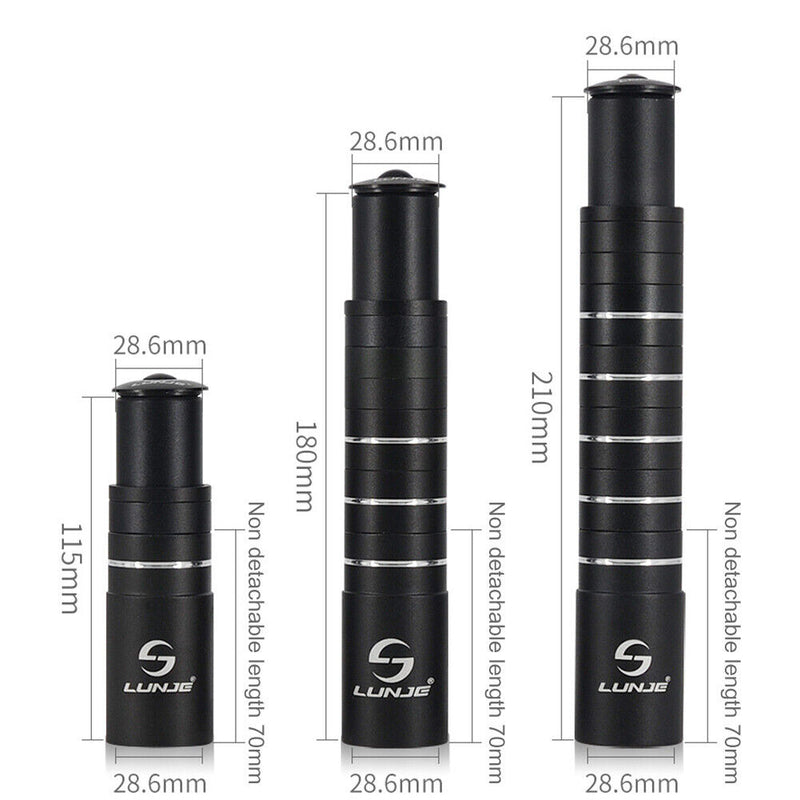 Aluminum Alloy MTB Bike Fork Stem Extender Bike Bicycle Stem Head Up Adaptor