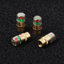 Car Monitor Air Alert Sensor Indicator Tire Gauge Stem Caps Air Pressure Valve