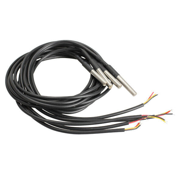 5pcs DS18b20 Waterproof Temperature Sensors Temperature Transmitter Newly