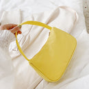 Women Casual Nylon Handbags Purse Ladies Solid Color Zipper Totes Shoulder Bags