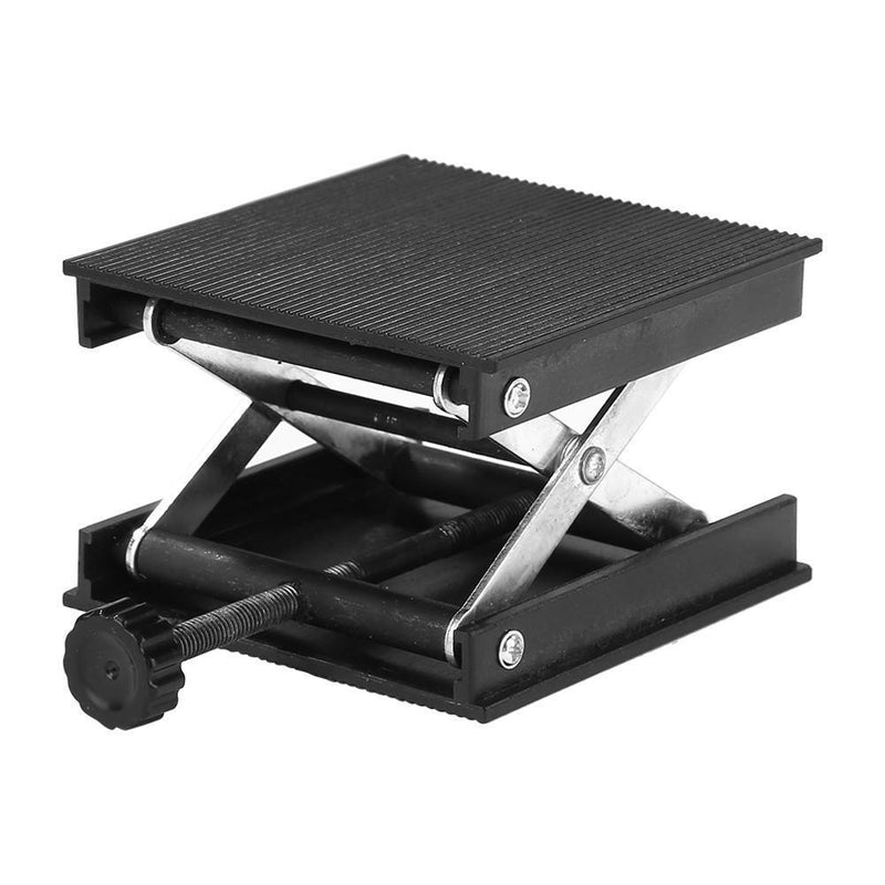 Aluminum Router Lift Table Woodworking Engraving Lab Lifting Stand (Black) Newly