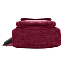 Men/Women Canvas Chest Packs Casual Crossbody Shoulder Sling Bag(Red)-19172