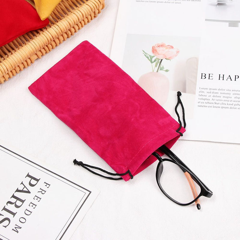 Drawstring Pouch Bags Glasses Cloth Bags Eyeglasses Pouch Sunglasses Bag