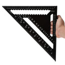 Alloy Measuring tools Triangular Rule 30cm  12" Protractors Rafter Angle Frame