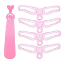 4 Pairs Eyebrow Grooming Stencil Kit Template Women Shaping Makeup Shaper A6U4