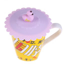 Silicone Cartoon Cup Cover Creative Anti-Dust Sealing Coffee Lid Caps(5)