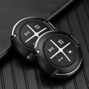 Round 433MHz Remote Control Garage Door Electric Gate Clone Key Fob (2pcs)