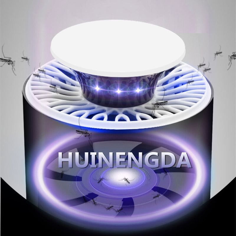 Mute Mosquito Killer Lamp USB Bug Insect Trap Radiationless Light (Black) Newly