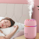USB Night Light Air Humidifier Home Car Desktop Aroma Oil Diffuser (Pink)