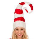 Funny Party Hats Christmas Hats Long Striped Felt Plush Hat Theme Elf W3C6
