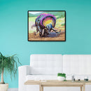 Oil Painting By Number Set Snails DIY Hand Painted Art Living Room Craft Picture