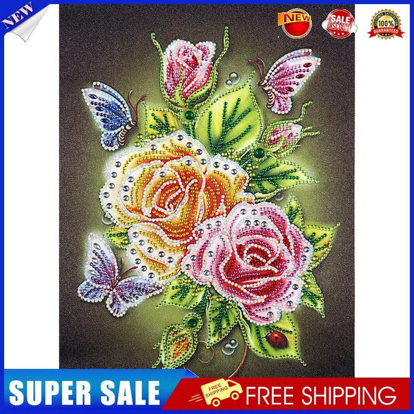 Diamond Painting Partial Special Drill Love Butterfly Picture of Rhinestone