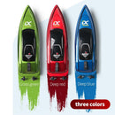 2.4GHz RC Boat High Speed LED Lights Waterproof Electric Ship Toys (Blue)