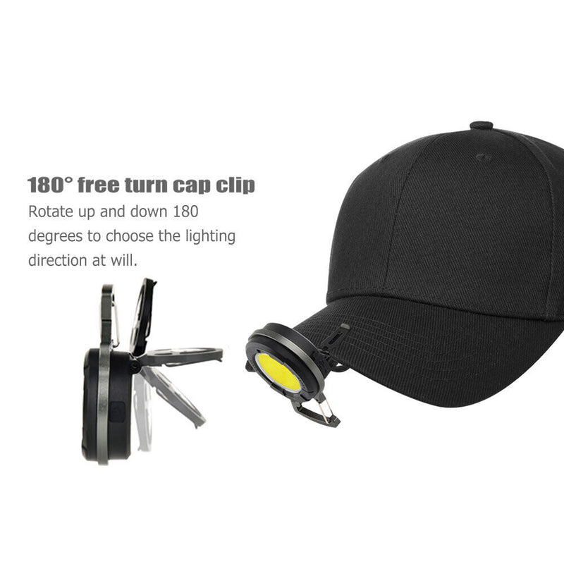 Portable COB Keychain Inspection Light 4 Adjustable Lighting Modes