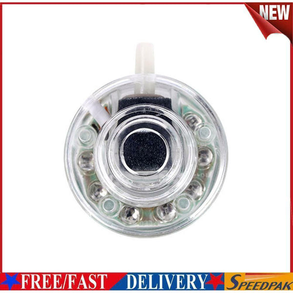 LED Oxygen Bubble Light Colorful Fish Tank Underwater Air Stone Bubble Lamp #F