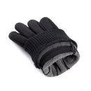 Winter Warm Men Fleece Full Finger Non-Slip Gloves for Outdoor Sport  Motor