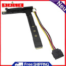 M2 M Key SSD to PCIe Graphics Card Adapter NVME to PCI-E 3.0 16X Extension Cable