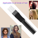 #A Anti-Static Hair Comb Plastic Ultra Thin Styling V-Shaped Brush Double-Sided