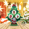 Christmas 5D DIY Luminous Diamond Xmas Tree Hanging Pendant Prop for Home Party