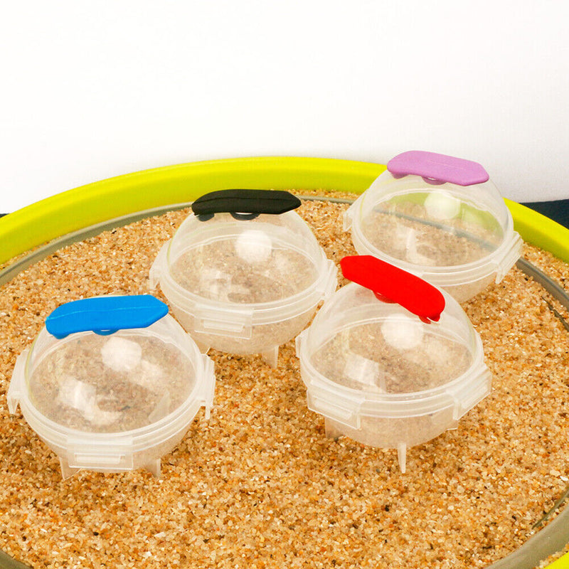 4pcs DIY Ice Ball Sphere Round Mold Funnel Whiskey Ice Cube Hockey Bar Accessory