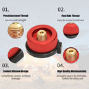 Camping Stove Adapter Split Stove Gas Adapter Converters for BBQ (Red) Newly