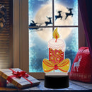 DIY Special Shape Drill Diamond Painting LED Christmas Lamp for Kids Gift Candle