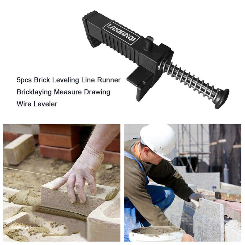 5pcs Bricklaying Leveling Line Runner Puller Construction Masonry Building Fixer