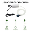Aquarium Oxygen Air Pump Fish Tank Silent Air Compressor Aerator (White) Newly