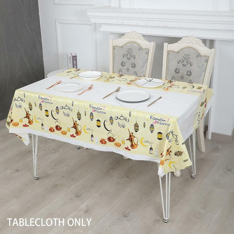 Tablecloths Ramadan Decoration For Home Islamic Muslim Party Decor D5Y4