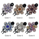 shape Dovetail Crystal Barrette Styling Tools Rhinestone Hairpin Hair Clips