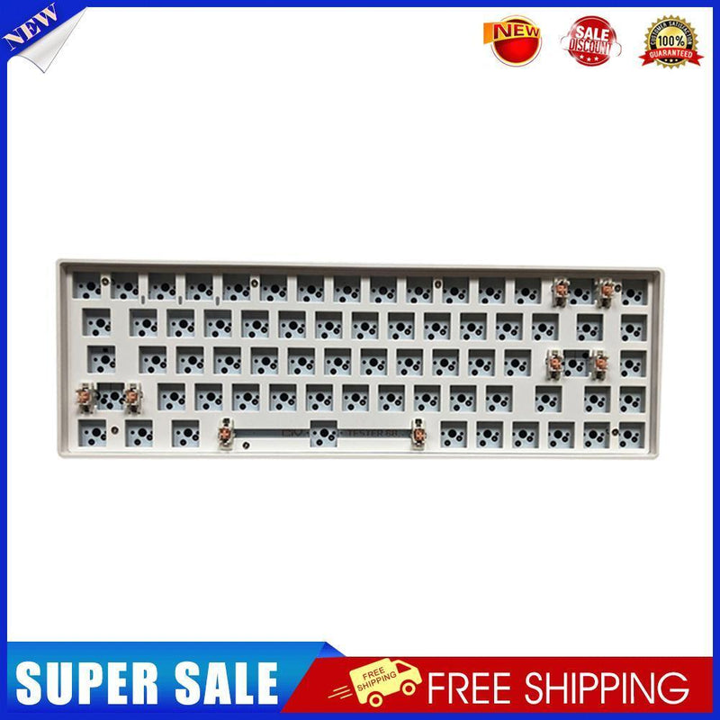Hot Swap Keyboard Kit Bluetooth-compatible 5.0 Customized Keyboard (White)