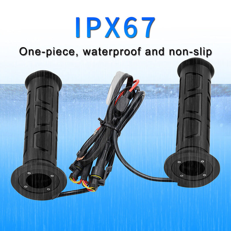 WUPP ZH-983F2 Waterproof Universal Motorcycle Electric Heated Grips Handlebar