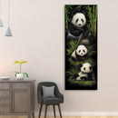 Panda 5D DIY Diamond Painting Rhinestone Full Round Drill for Room Decoration